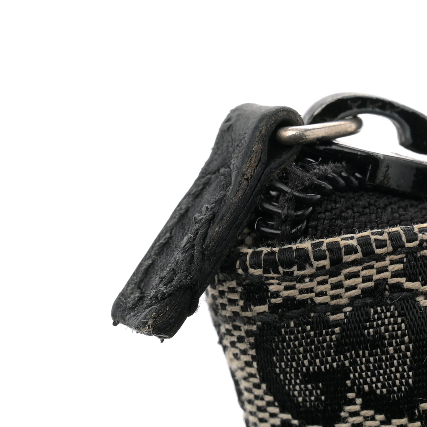 Monogram Web Boat Pochette Black