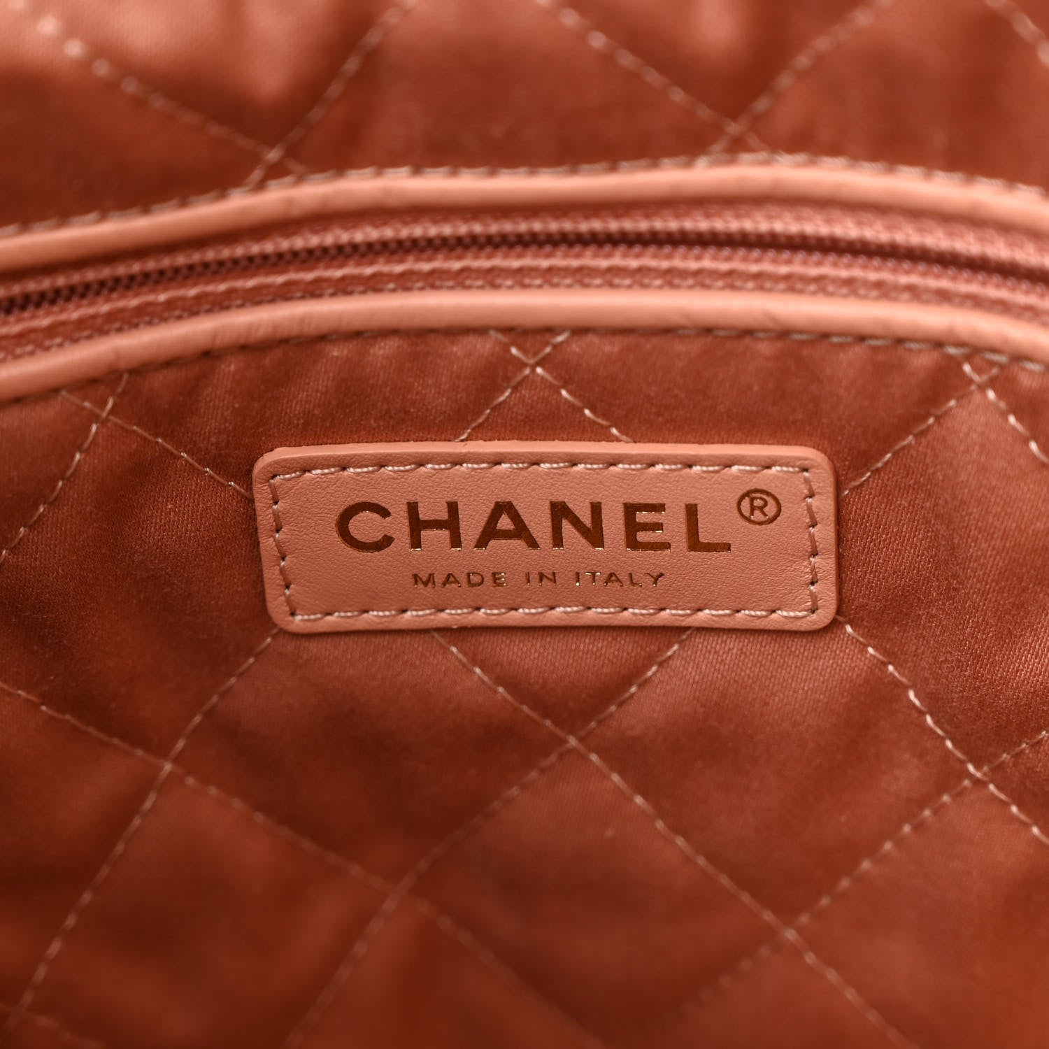 Chanel Shiny Calfskin Quilted Small Chanel 22 Beige 6 of 10