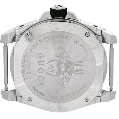 Gucci Stainless Steel Nylon 40mm Dive Quartz Watch Green 4 of 5