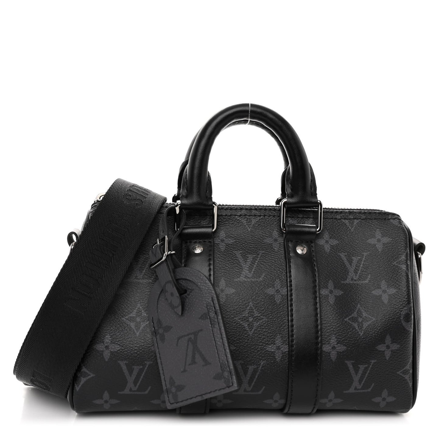 Reverse Monogram Eclipse Keepall XS Black