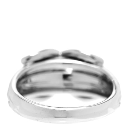Tiffany 18K White Gold Diamond Signature X Ring 48 4.5 3 of 4