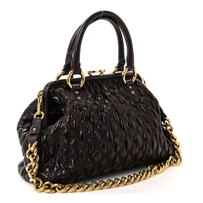 Marc Jacobs Calfskin Quilted Stam Plum 3 of 9