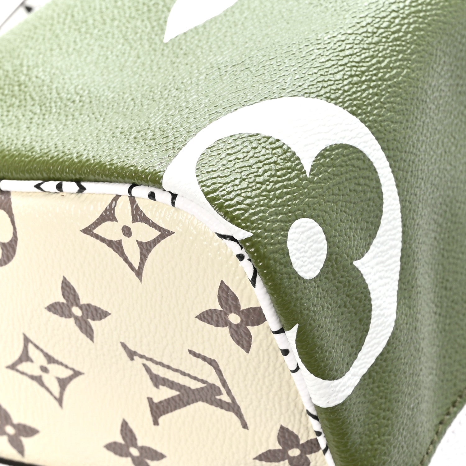 Louis Vuitton Monogram Giant Speedy Bandouliere 30 Kaki Beige 10 of 11