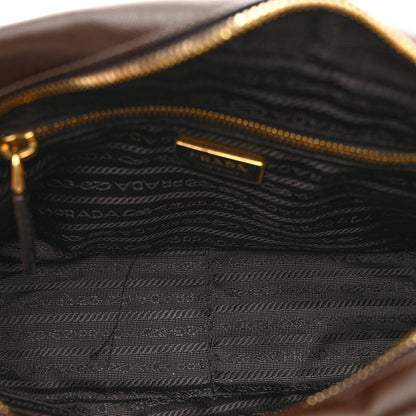 Prada Saffiano Grommets Bowler Bruciato 6 of 12