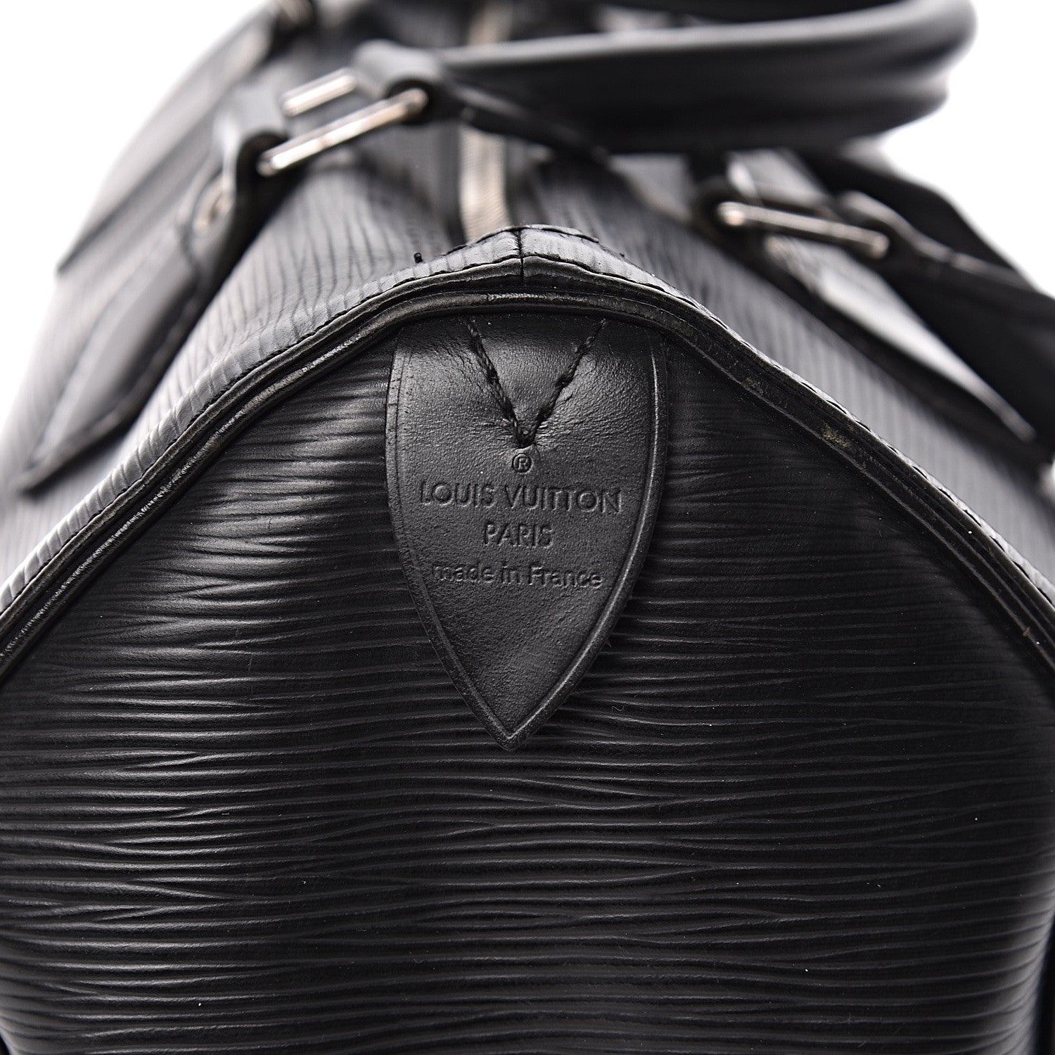 Louis Vuitton Epi Speedy 25 Black 6 of 16