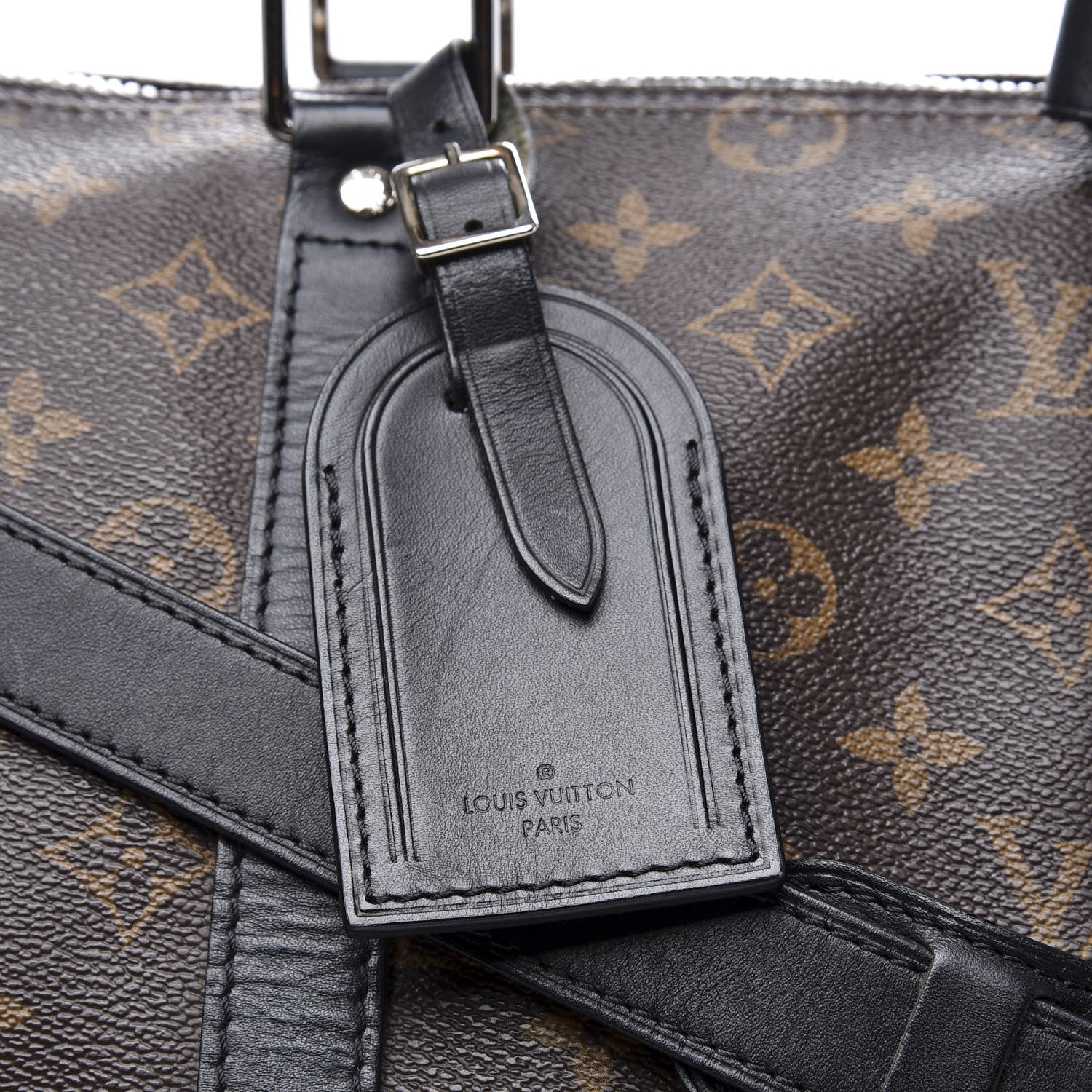 Louis Vuitton Monogram Macassar Keepall Bandouliere 45 9 of 11