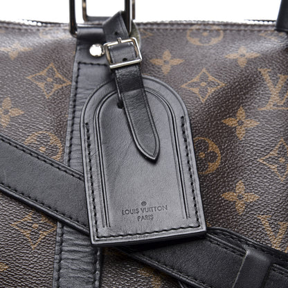 Louis Vuitton Monogram Macassar Keepall Bandouliere 45 9 of 11