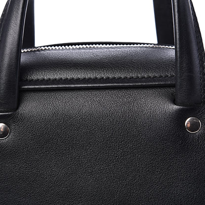 Balenciaga Shiny Day Calfskin XS Triangle Square Bag Black 10 of 10