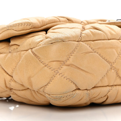 Chanel Calfskin Quilted Medium Bubble Quilt Flap Bag Beige 9 of 18