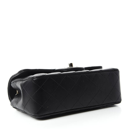 Chanel Lambskin Quilted Mini Rectangular Flap Black 4 of 11