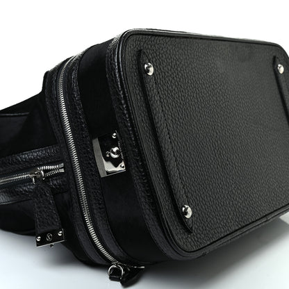 Louis Vuitton Pony Hair Mens Whistler Carryall Black 8 of 10