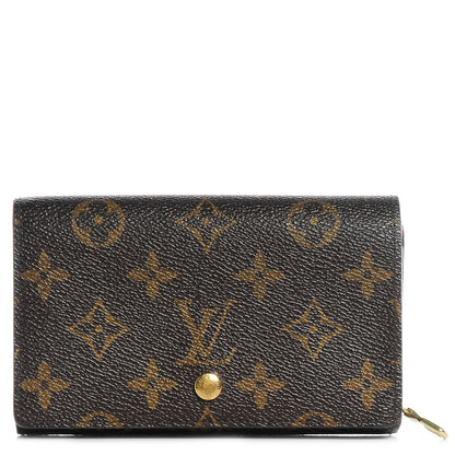 Louis Vuitton Monogram Porte-Monnaie Tresor Wallet 1 of 7