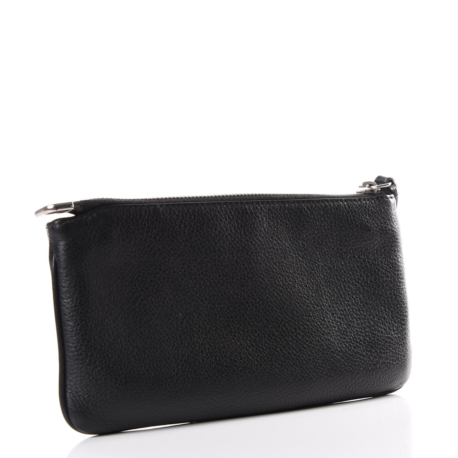 Gucci Pebbled Calfskin Studded Soho Wristlet Black 2 of 9