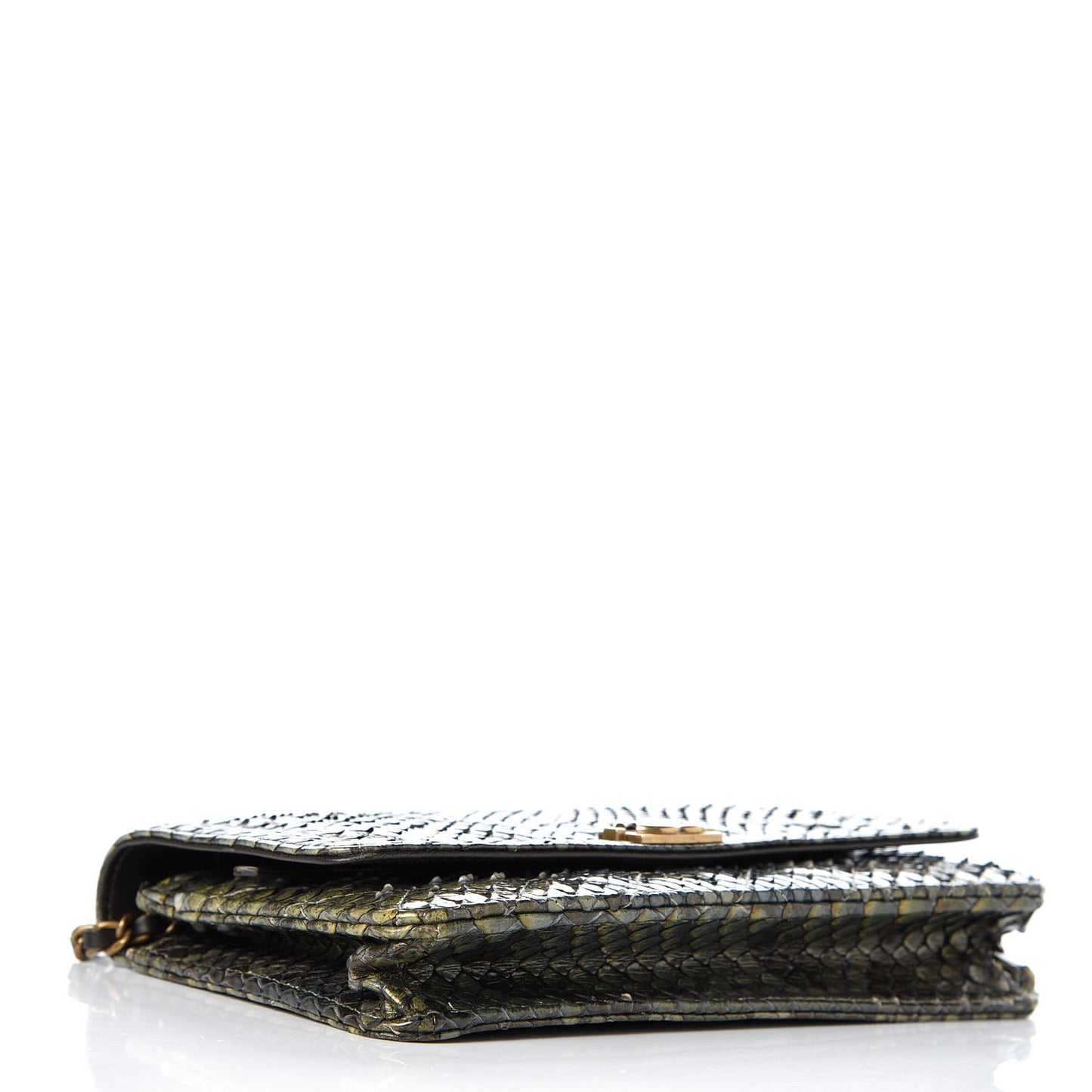 Metallic Python Boy Wallet On Chain WOC Green