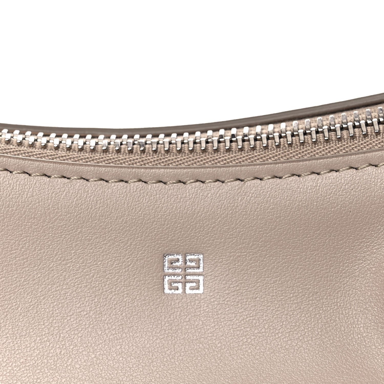 Givenchy Smooth Calfskin Medium Moon Cut Out Shoulder Bag Dune 11 of 11