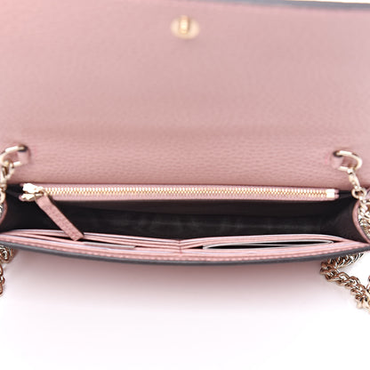 Gucci Dollar Calfskin Medium Betty Chain Wallet Soft Pink 5 of 9