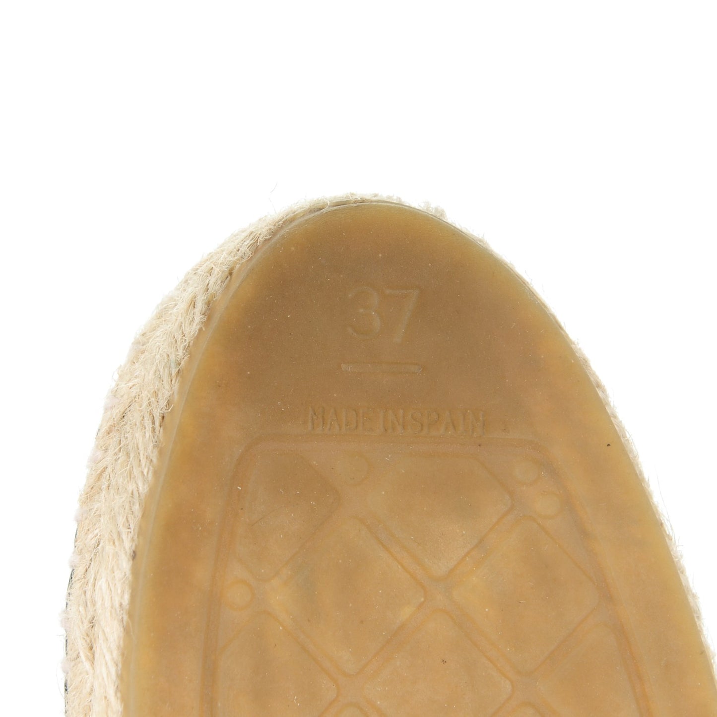 Lambskin CC Espadrilles 37 Black