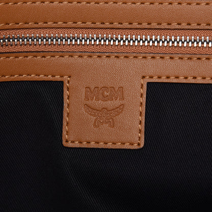 MCM Visetos Medium Anya Shopper Tote Black 7 of 10