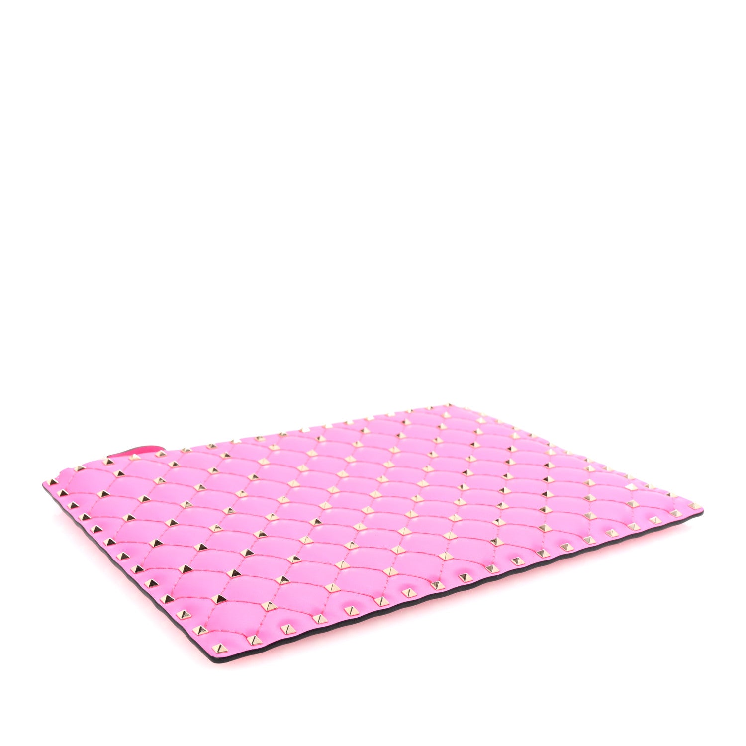 Valentino Garavani Vitello Rockstud Spike It Zip Pouch Azalea 4 of 6