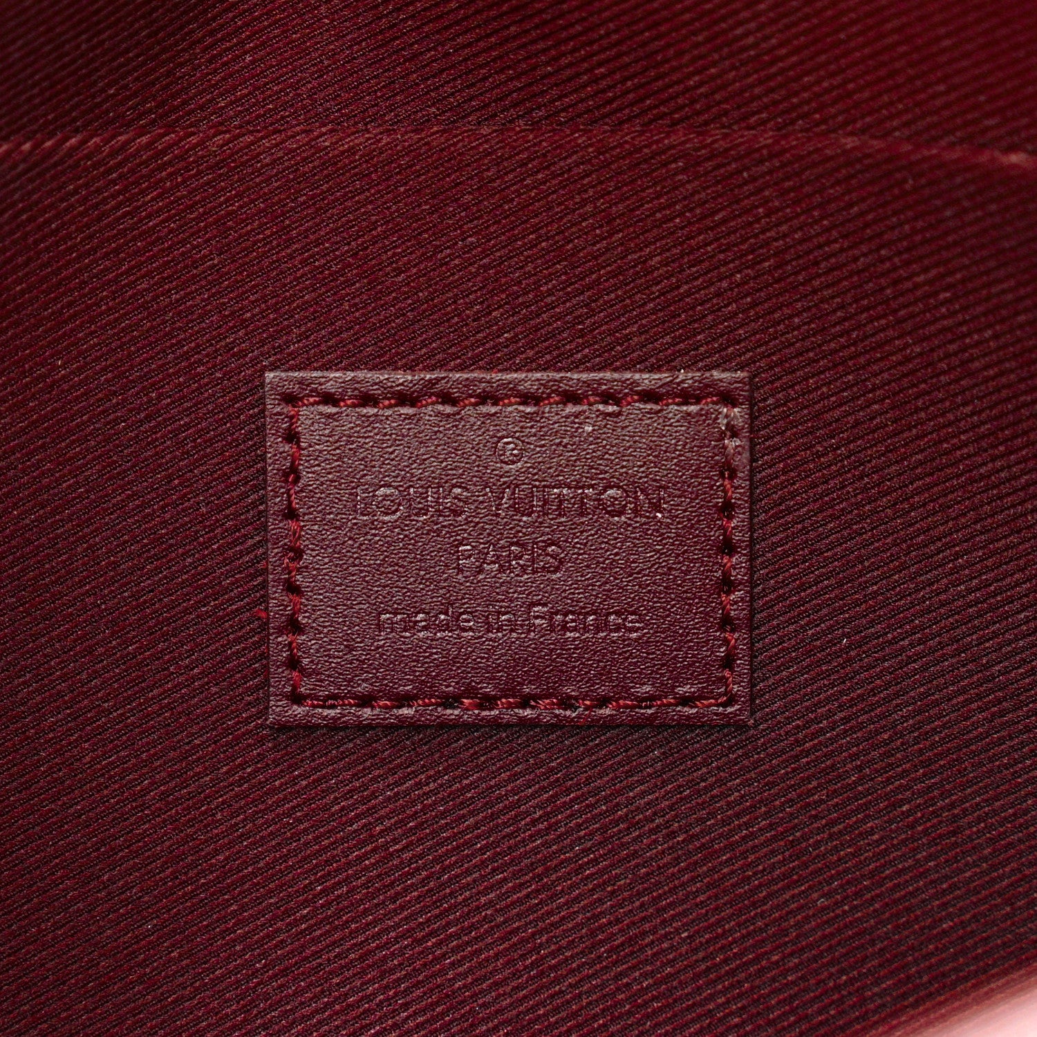 Louis Vuitton LOUIS VUITTON Vernis Pochette Felicie Chain Wallet Amarante 8 of 12