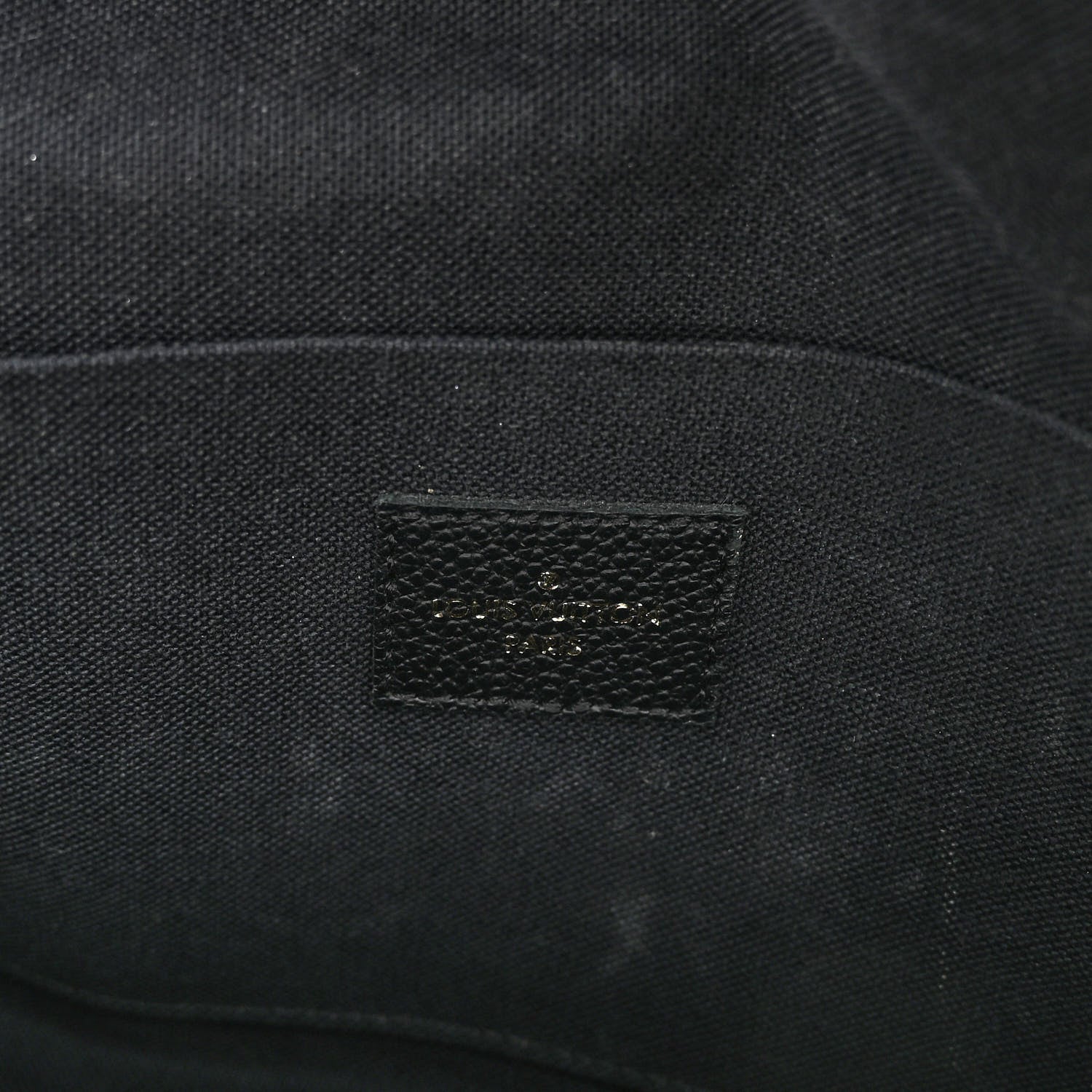 Louis Vuitton Empreinte Pochette Felicie Chain Wallet Black 7 of 9