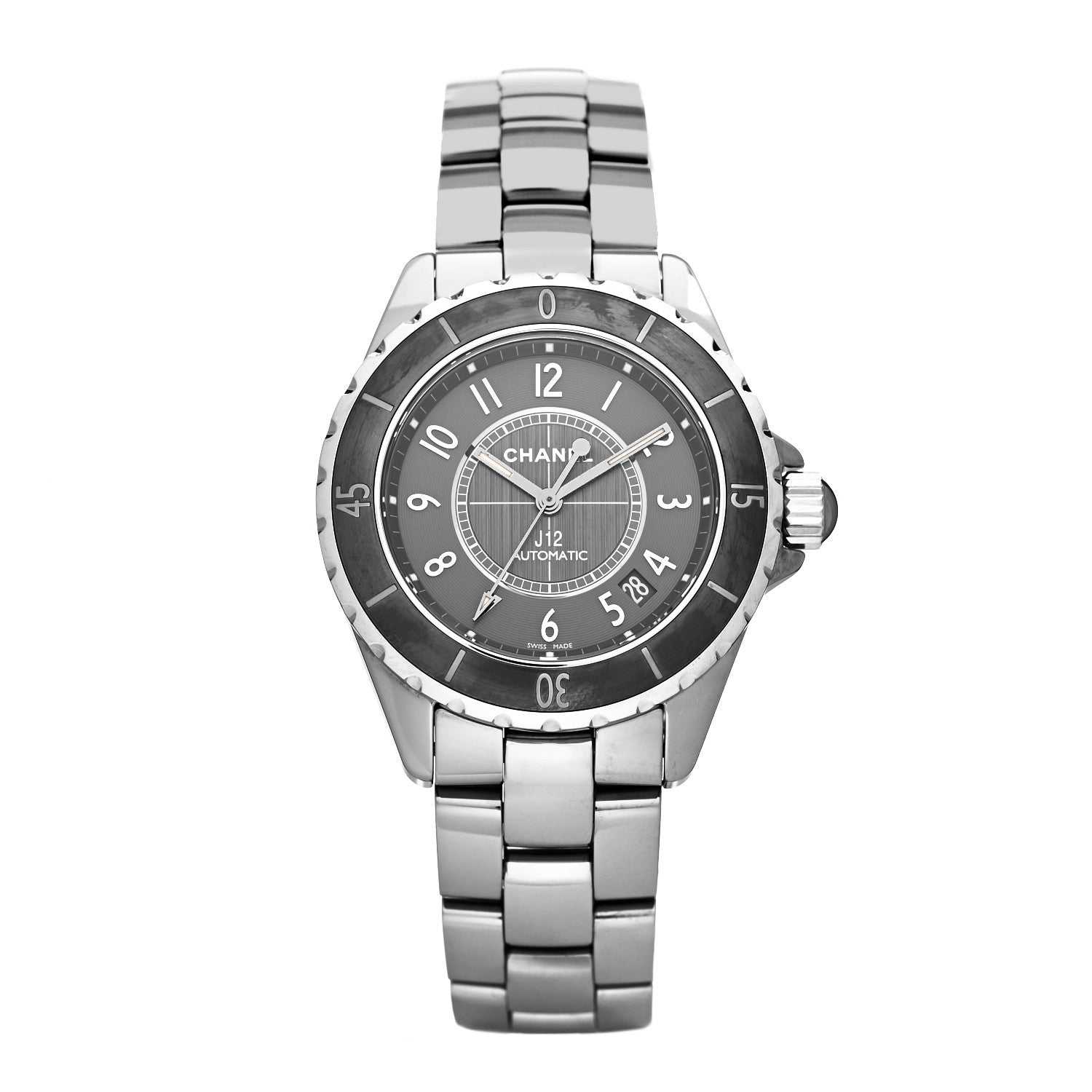 Chanel Titanium Ceramic 38mm J12 Chromatic Automatic Watch 1 of 5