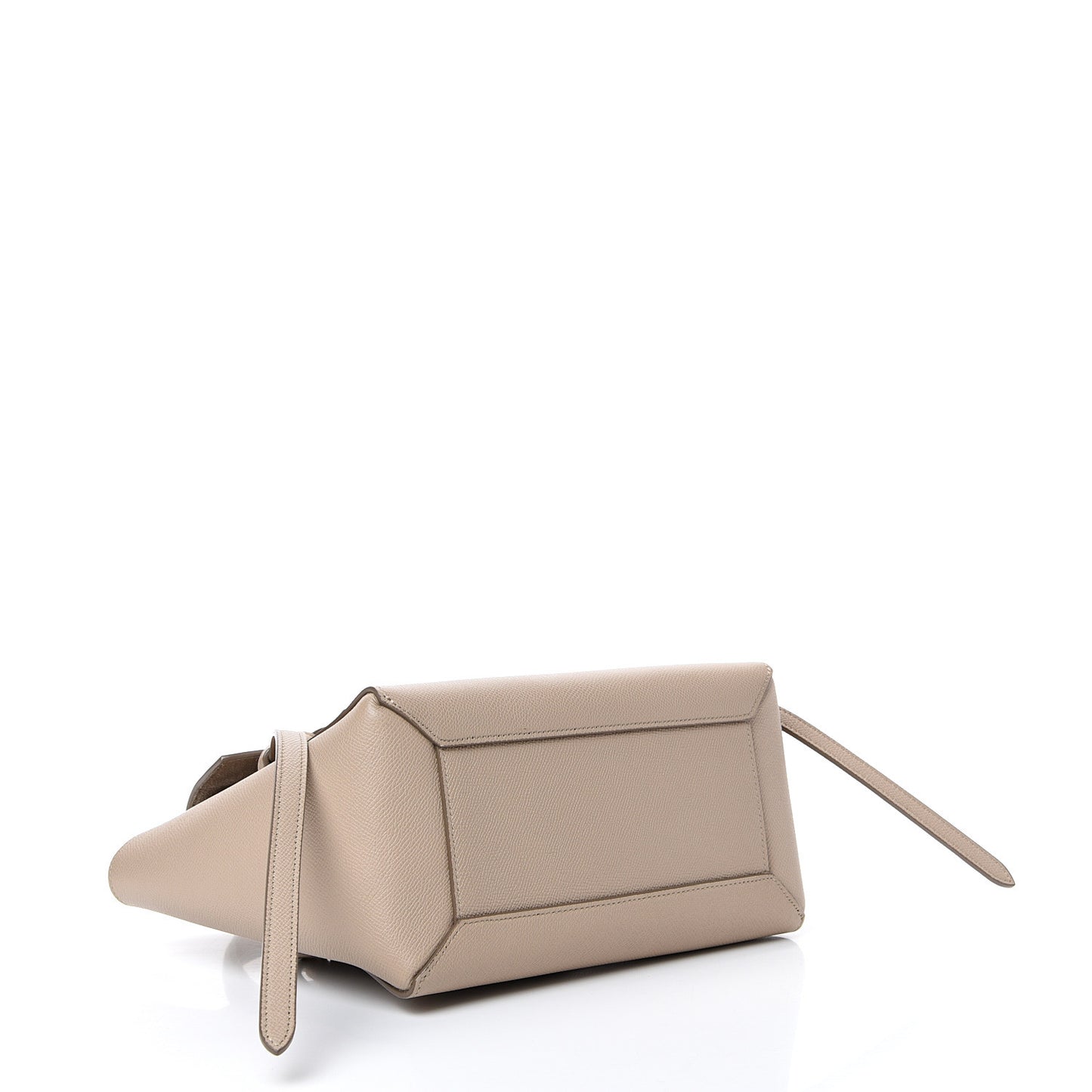 Grained Calfskin Micro Belt Bag Light Taupe