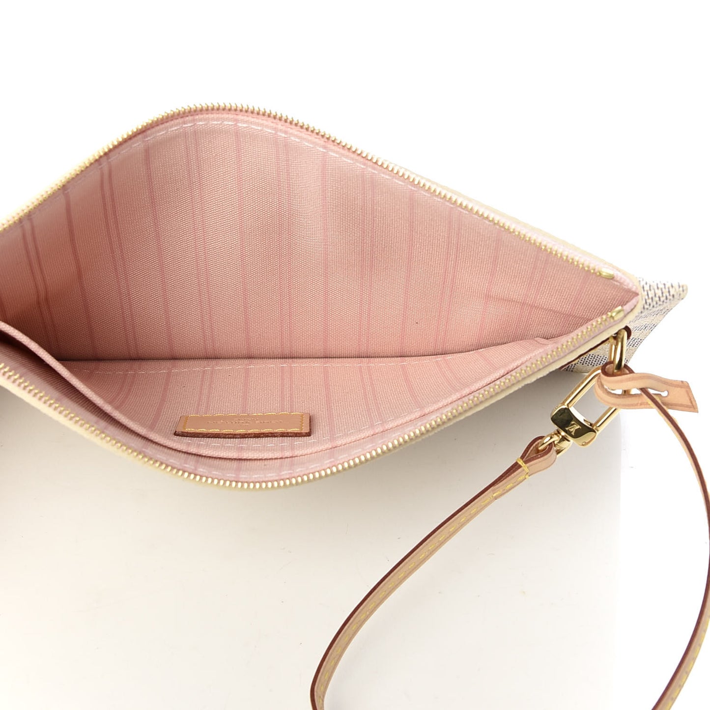 Damier Azur Neverfull MM GM Pochette Rose Ballerine