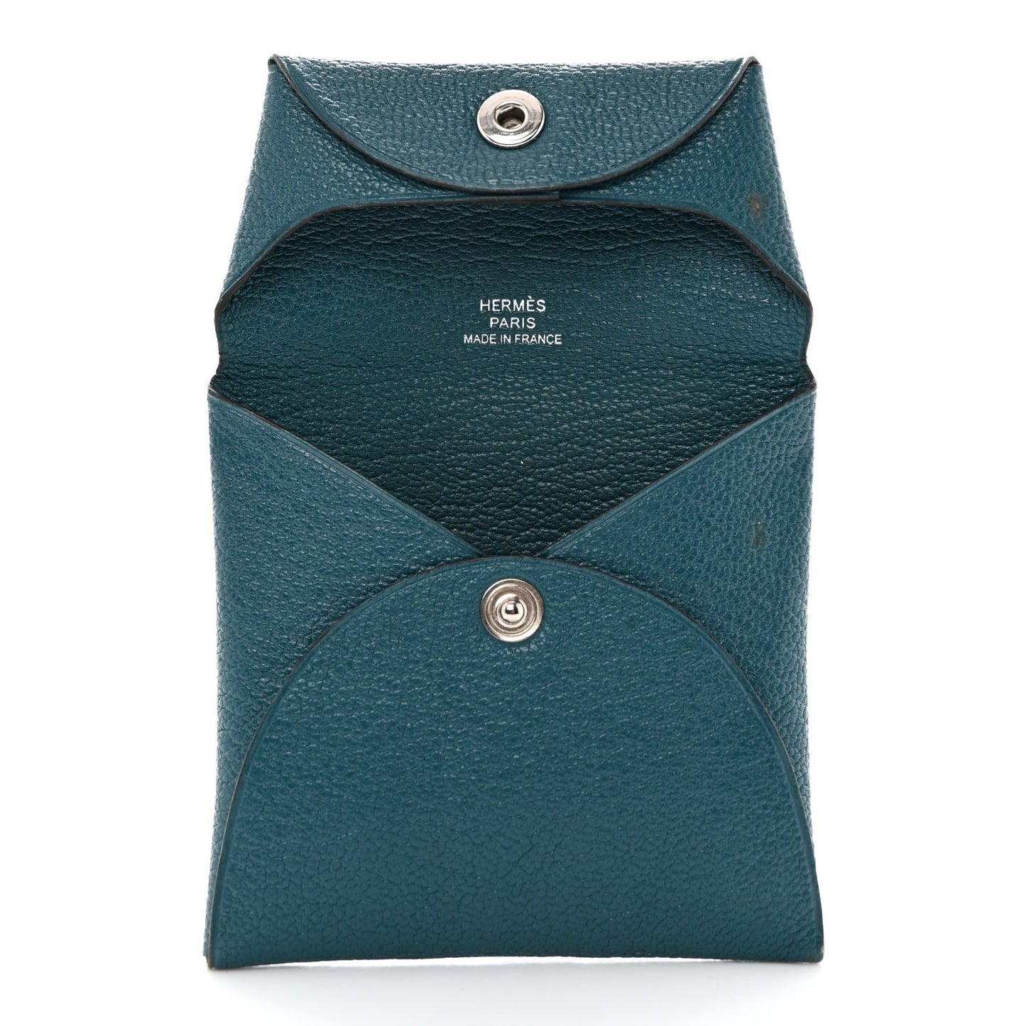 Chevre Mysore Bastia Coin Purse Vert Bosphore