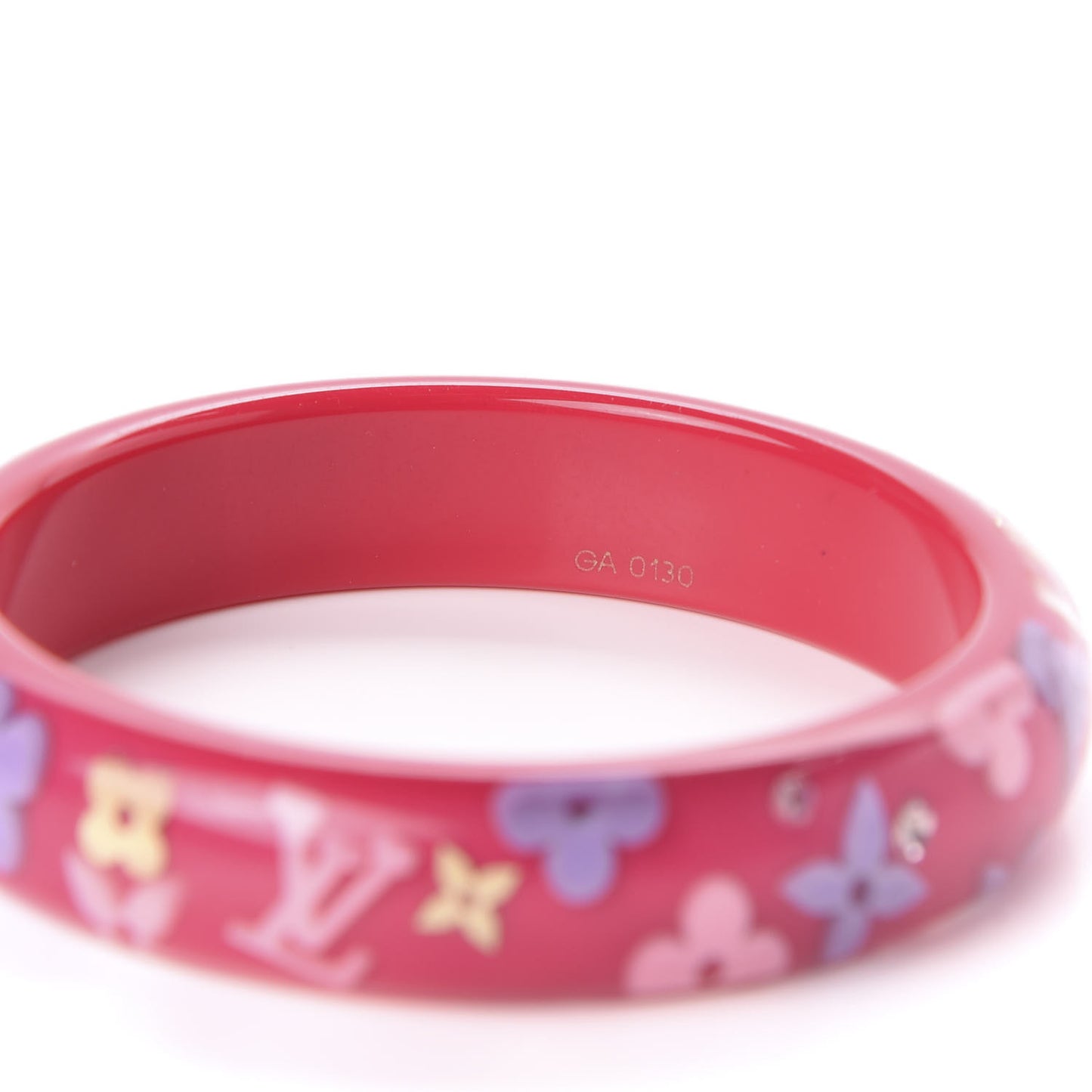 Resin Swarovski Large Inclusion Bracelet GM Rose Pop
