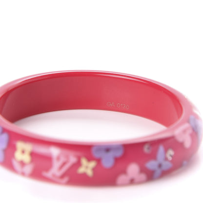 Louis Vuitton Resin Swarovski Large Inclusion Bracelet GM Rose Pop 4 of 5