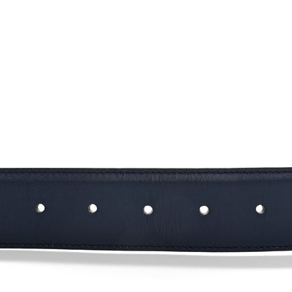 Gucci Moon Calfskin Interlocking G 37mm Belt 85 34 Cobalt Blue 4 of 7