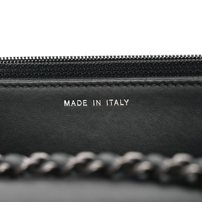 Chanel Caviar Timeless CC Wallet on Chain WOC Navy Blue 7 of 11