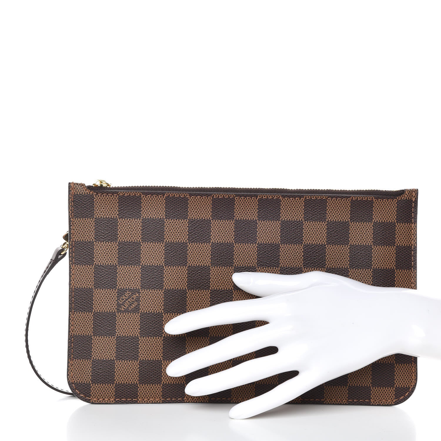 Louis Vuitton Damier Ebene Neverfull MM GM Pochette 2 of 7