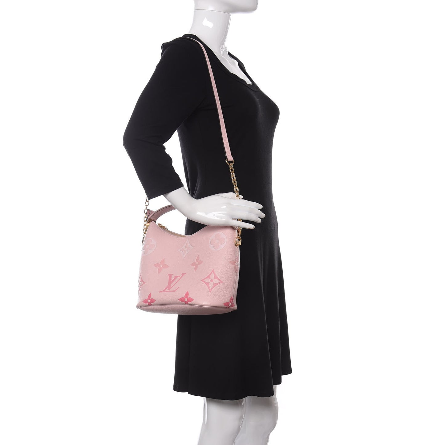 Empreinte Monogram Giant By The Pool Marshmallow Hobo PM Bouton De Rose