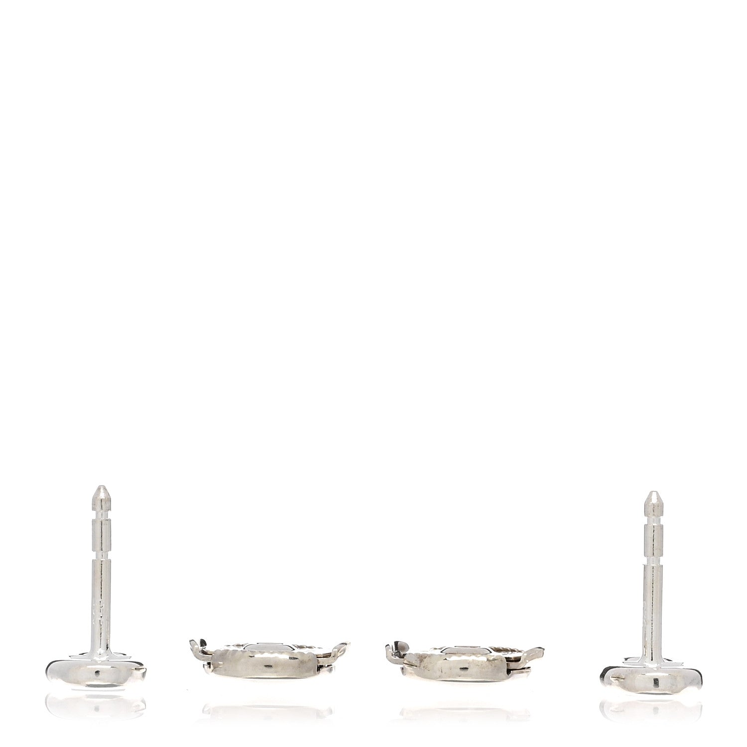 Hermes Sterling Silver TPM Farandole Earrings 3 of 5