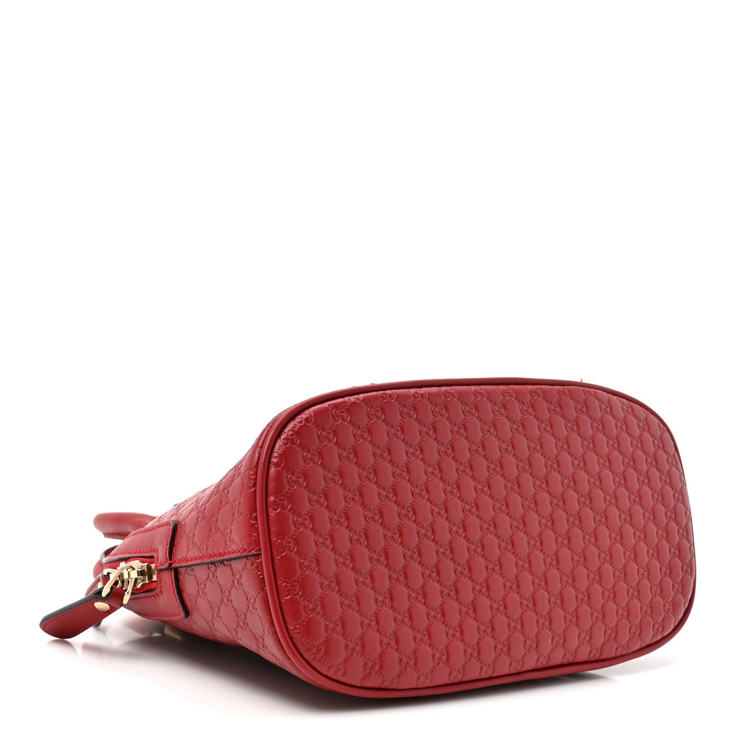 Soft Microguccissima Mini Dome Bag Rosso