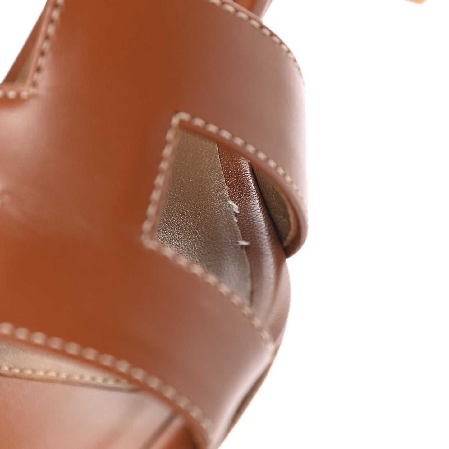 Calfskin Oasis Sandals 36.5 Gold