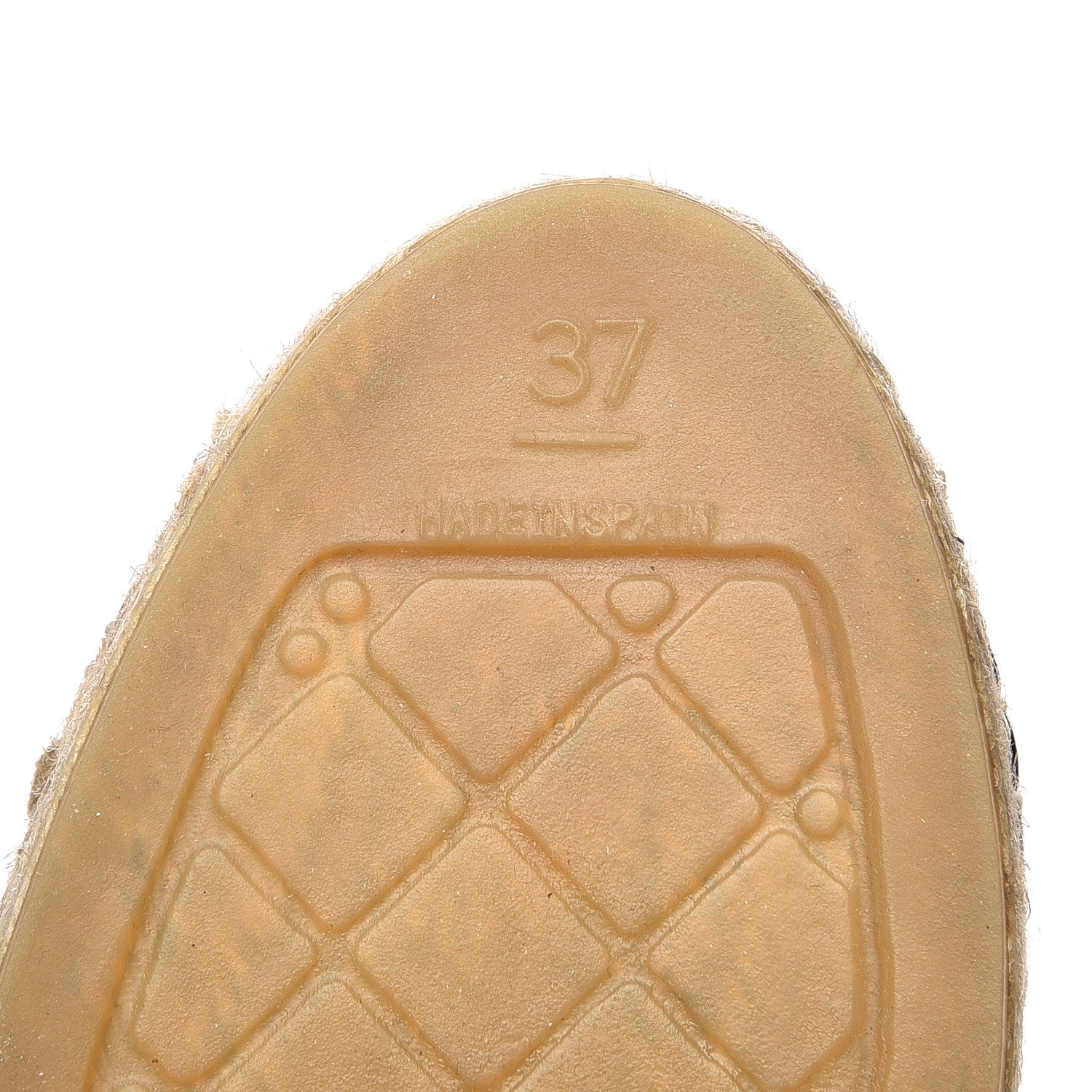 Chanel Lambskin CC Espadrilles 37 Black 8 of 10