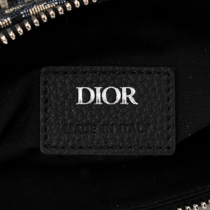 Christian Dior Oblique Mens Saddle Bag Blue 6 of 10