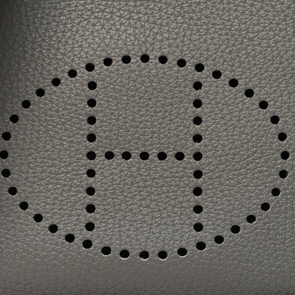 Hermes Taurillon Clemence Evelyne TPM Gris Meyer 8 of 11