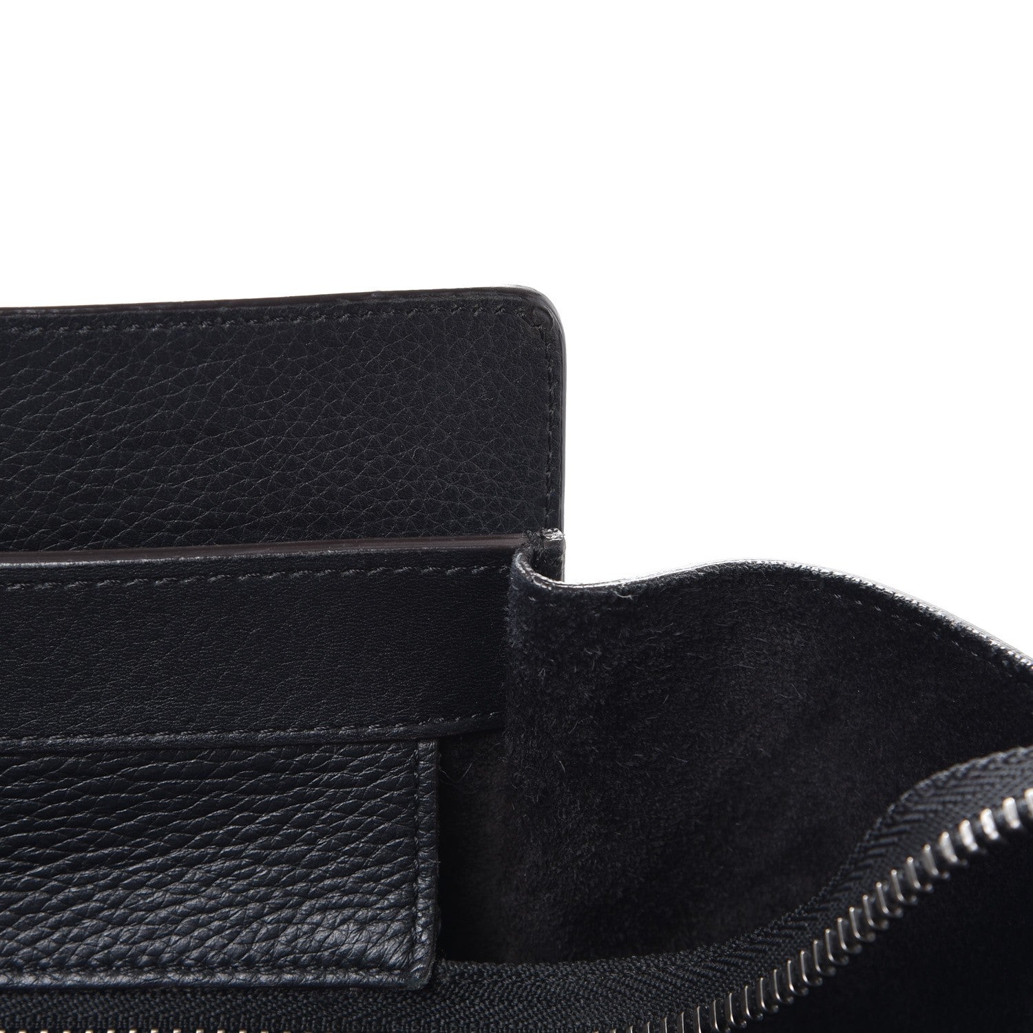 Celine Drummed Calfskin Mini Luggage Black 9 of 14