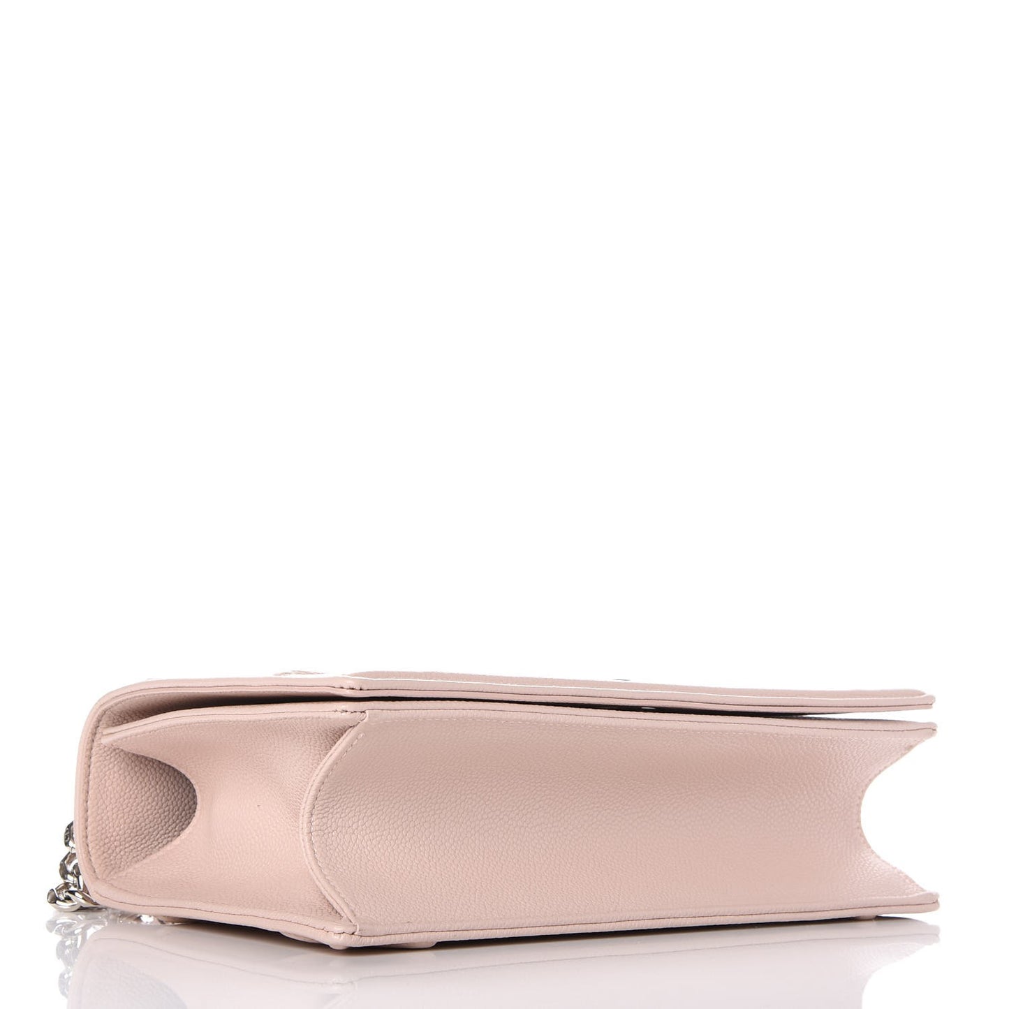 Grained Calfskin Cannage Medium Diorama Flap Bag Rose Poudre