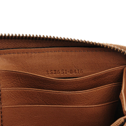 Gucci Monogram Web Rania Zip Around Wallet Khaki 6 of 6