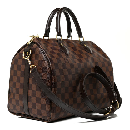 Louis Vuitton Damier Ebene Speedy Bandouliere 30 3 of 9