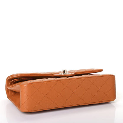 Chanel Caviar Quilted Medium Double Flap Light Brown 3 of 4