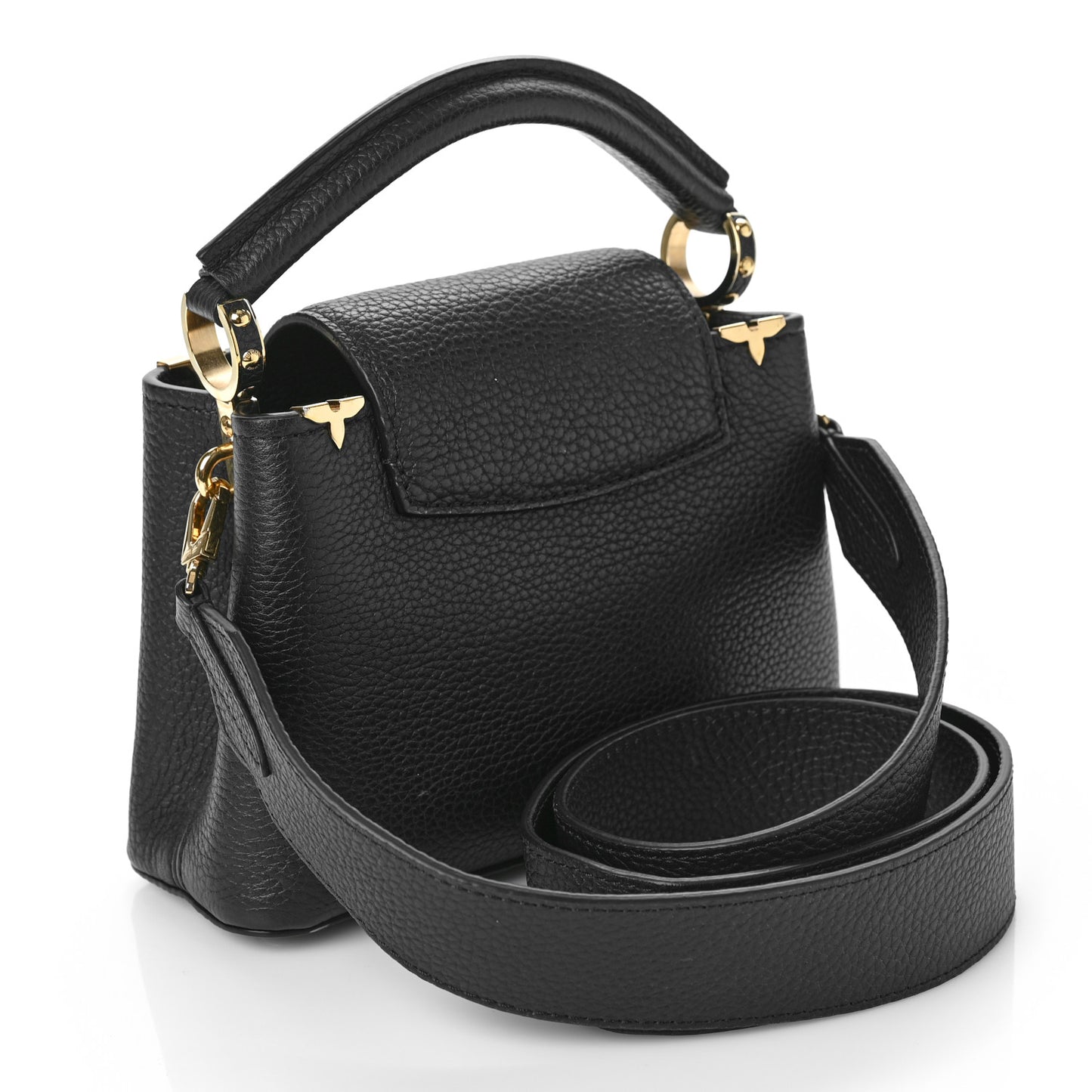 Taurillon Embellished Flower Crown Capucines Mini Black