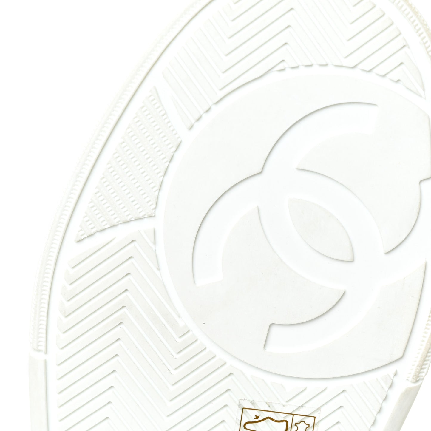 Calfskin Womens Logo Sneakers 37 Black White