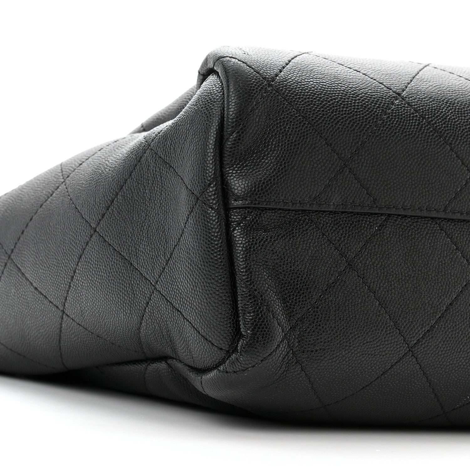Chanel Caviar Stitched Large Lady Coco Shopping Tote Black 9 of 14