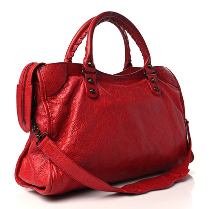 Balenciaga Agneau Classic Hardware City Rouge Coquelicot 4 of 29